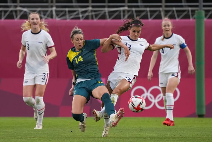 The USWNT draws Australia at the Olympics